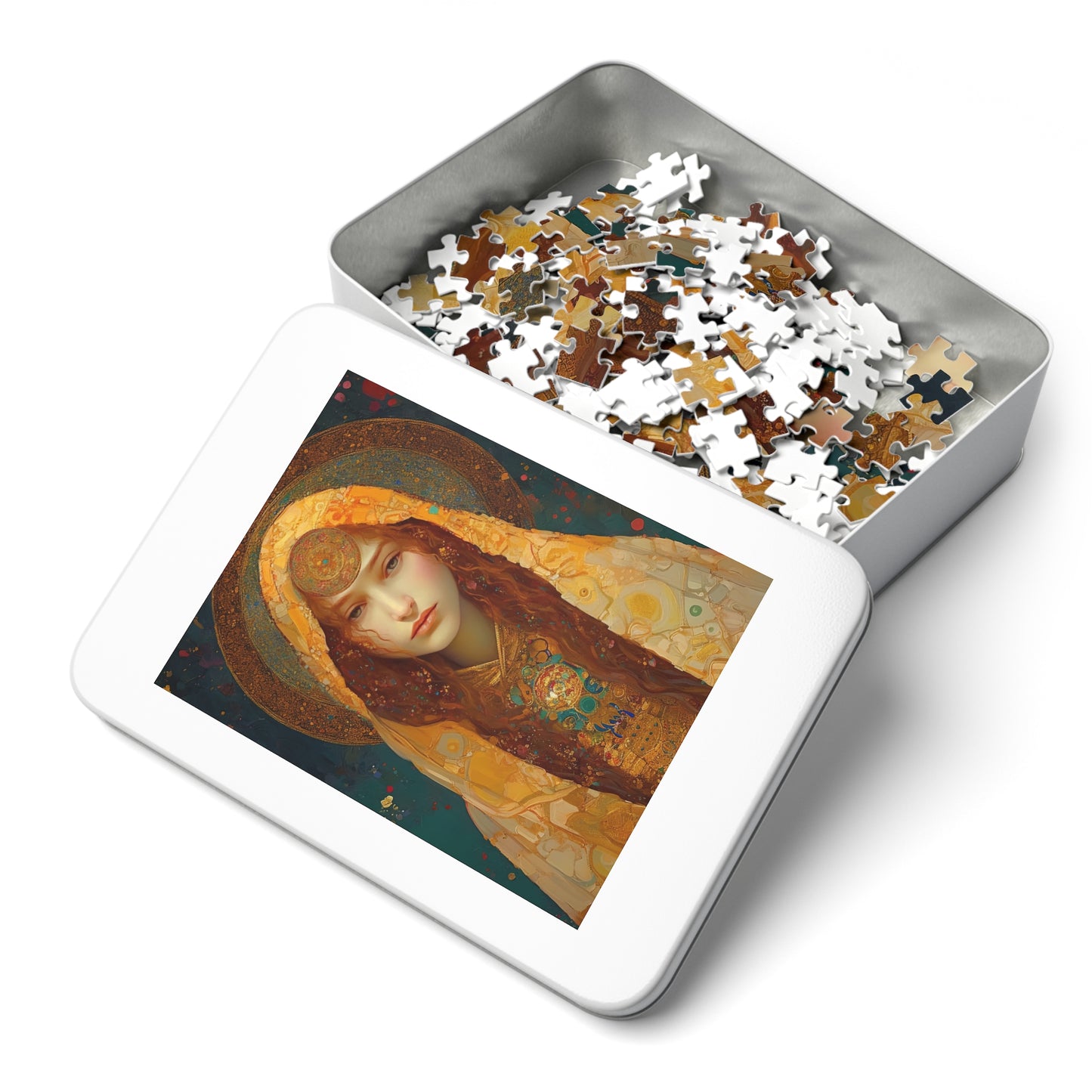 Saint Mary Magdalene - Puzzle and Keepsake Tin - Religious Jigsaw Puzzle (30, 110, 252, 500,1000-Piece) - Religious Catholic Puzzle