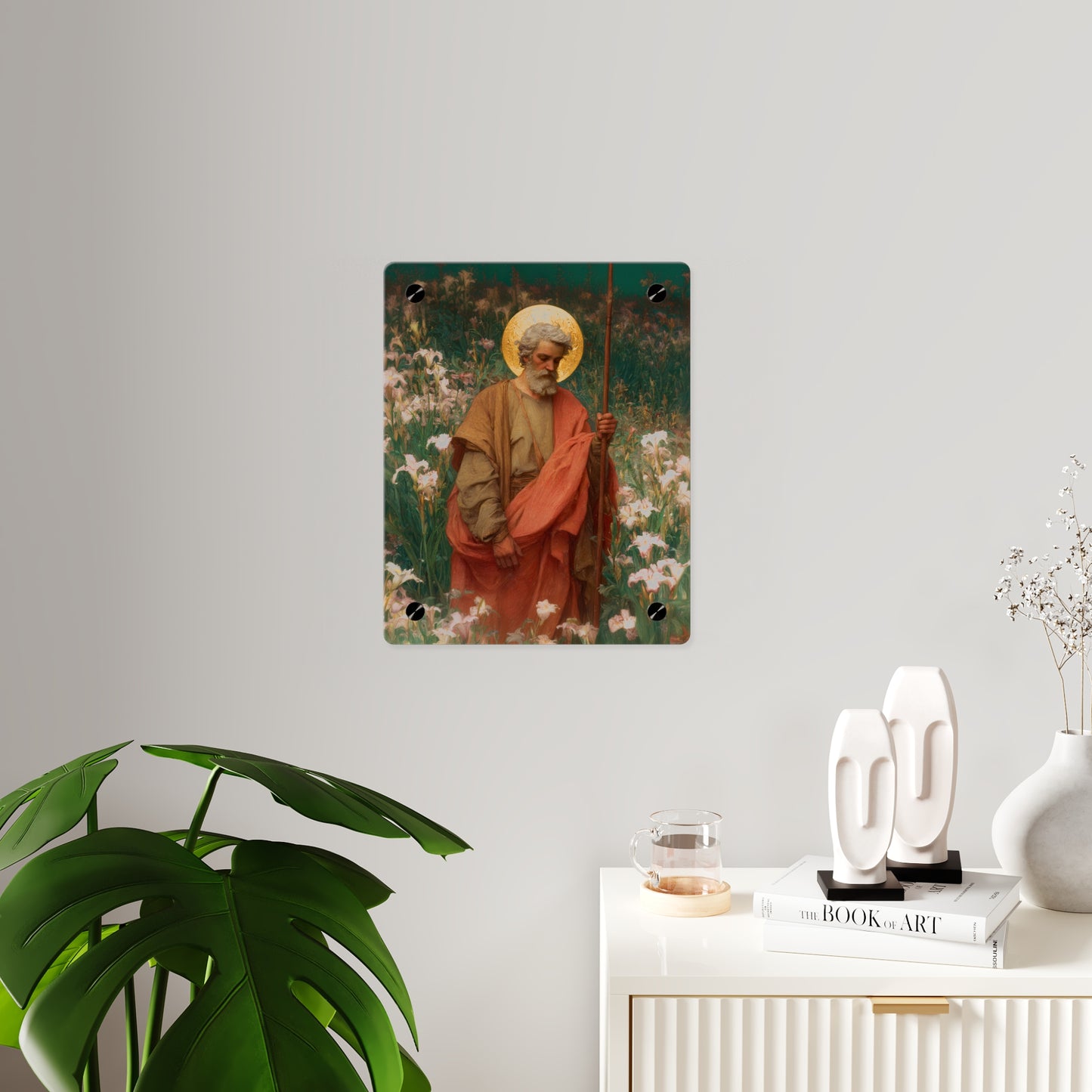 Saint James the Lesser Wall Art Panel - Ready to Hang Acrylic Print - Catholic Saint Art - Patron Saint Print - No Frame needed