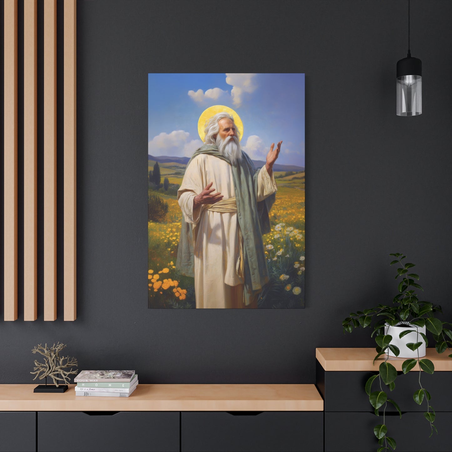 Saint Hilary of Arles - Gallery Wrapped Canvas - Print - Religious Art for your Home - Catholic Art Print