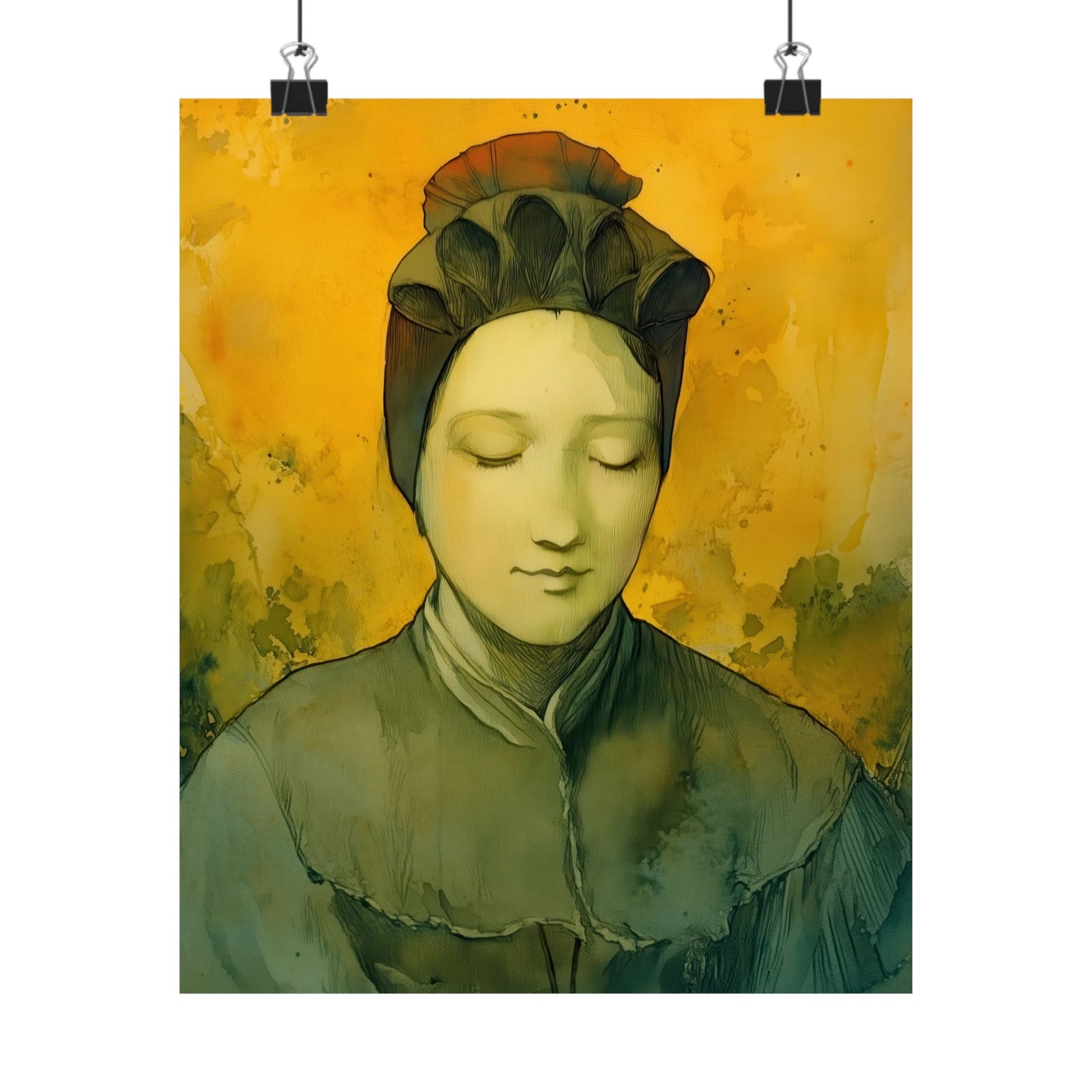 Saint Magdalene of Canossa - Sanctified Souls Print - Multiple Sizes - Premium Matte Vertical Posters - Catholic