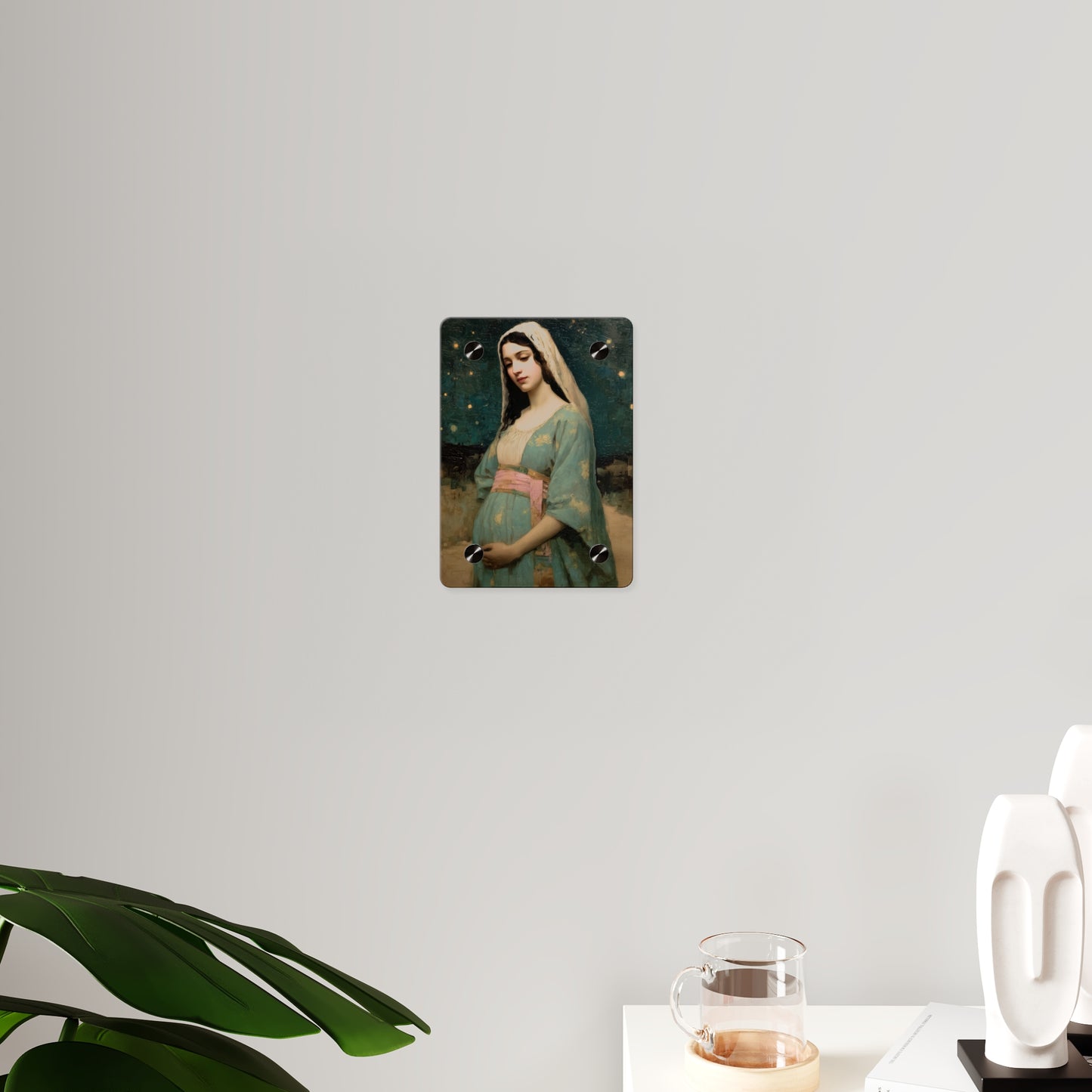 Our Lady of 'O' - Our Lady of Expectation - Mother Mary - Marian Art - Wall Art Panel - Ready to Hang Acrylic Print - Catholic Art