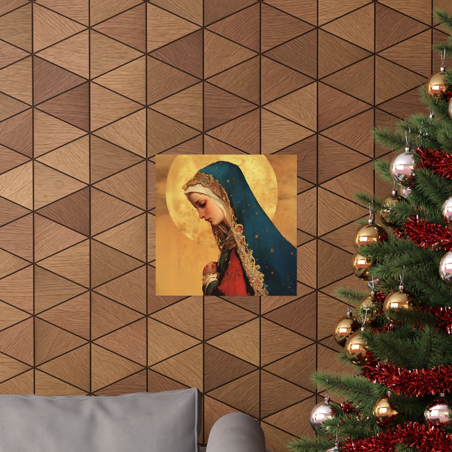 Our Lady of Mercy / Our Lady of Ransom -  Catholic Art - Multiple Sizes - Premium Posters - Catholic Art - Christian Home - Mother Mary