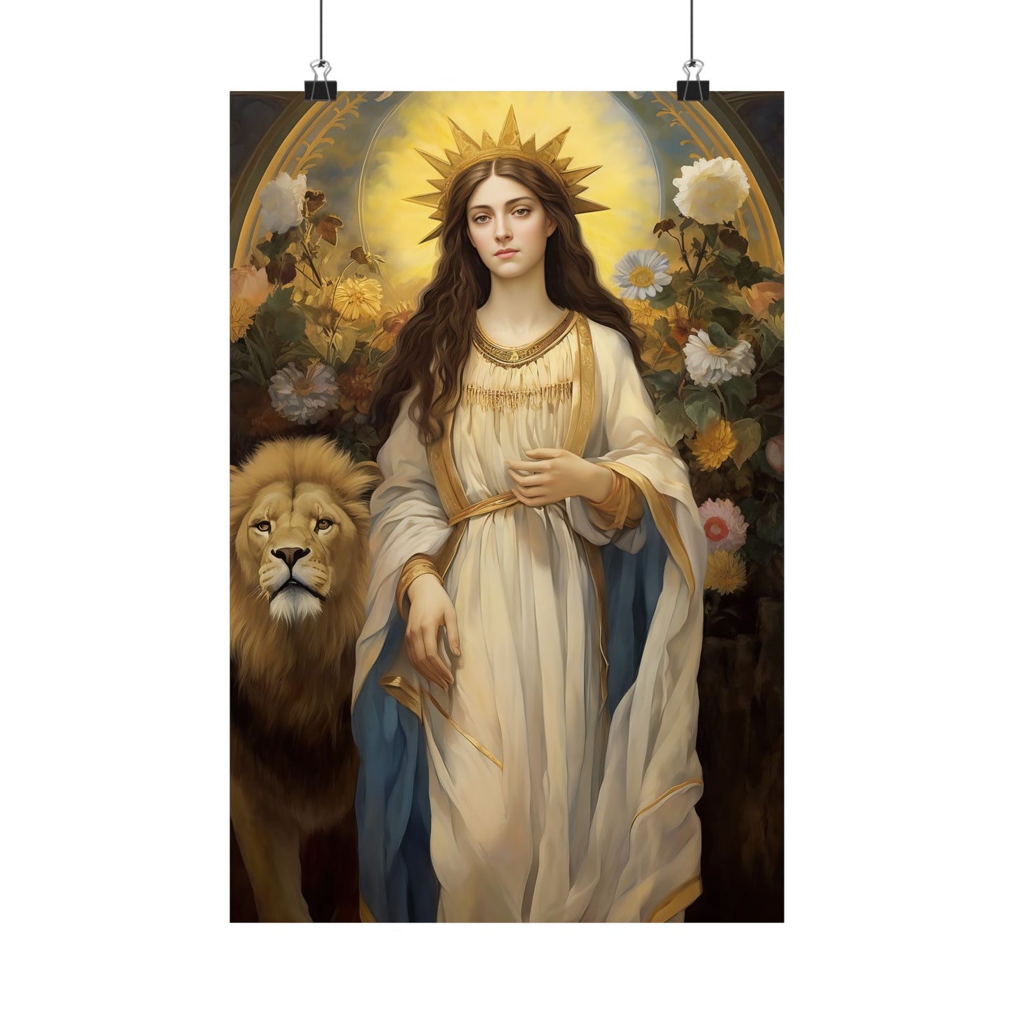 Saint Thecla - Sanctified Souls Print - Multiple Sizes - Premium Matte Vertical Posters