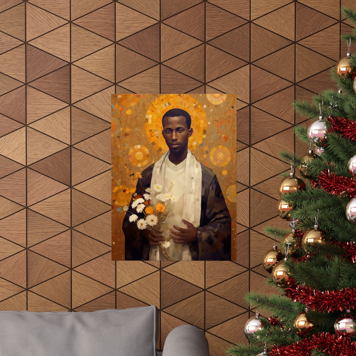 Saint Martin de Porres Print - Sanctified Souls Print - Multiple Sizes - Premium Matte Vertical Posters