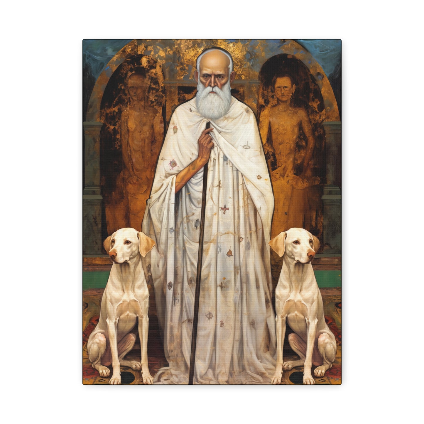 Saint Lazarus of Bethany Canvas Print - Multiple Sizes - Catholic Home art - Museum Wrapped Canvas - Sanctified Souls Print