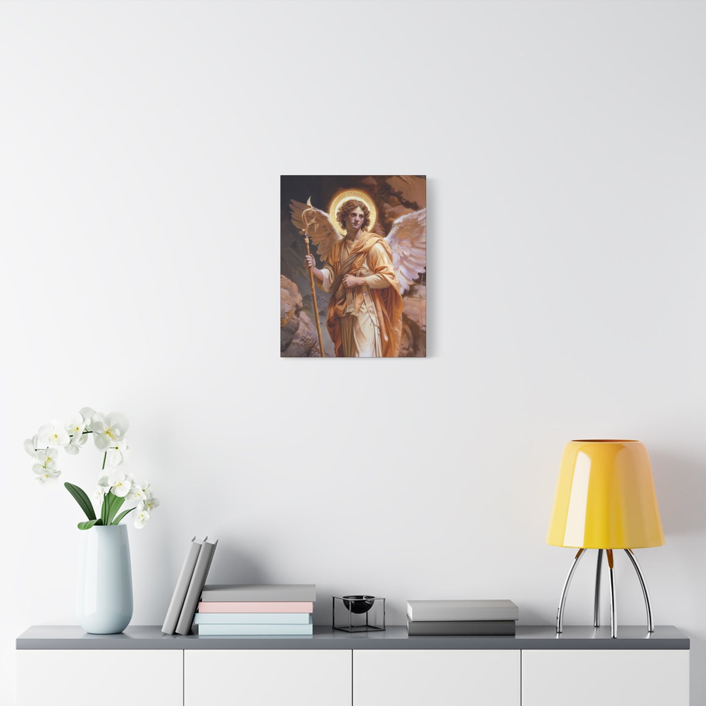 Saint Raphael the Archangel - Gallery Wrapped Canvas - Print - Religious Art for your Home - Catholic