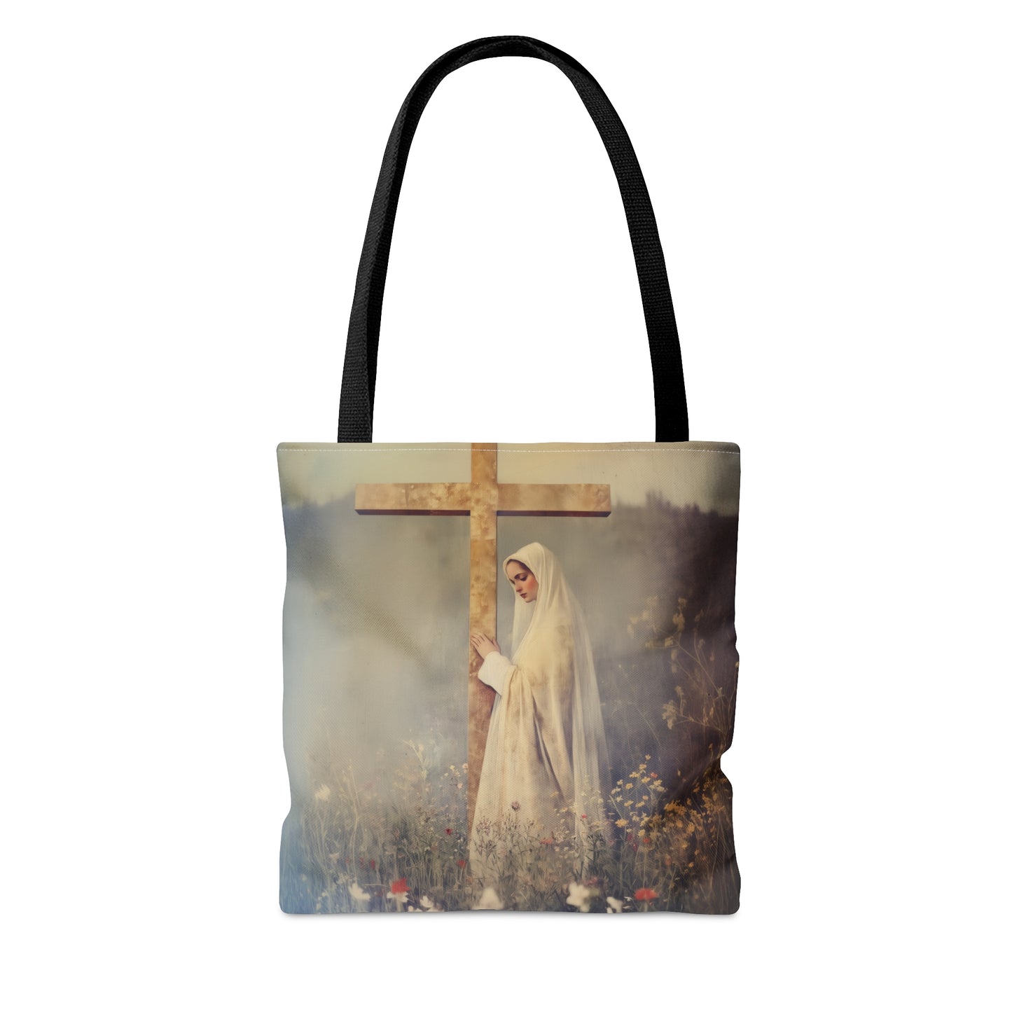 The Feast of the Exaltation of the Holy Cross - Tote Bag - Large Medium Small Faith Art Bag - Bible Study Faith Purse - Double Sided