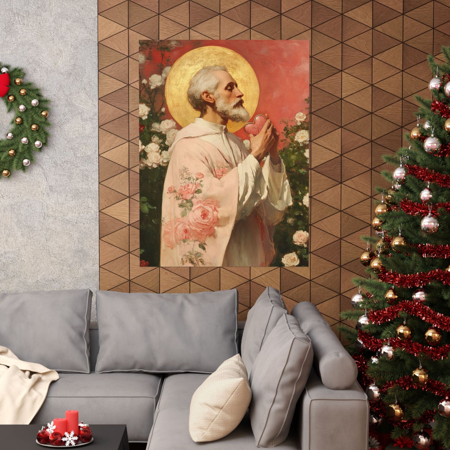 Saint Valentine -  Catholic Art - Multiple Sizes - Premium Posters - Catholic Art - Christian Home - Catholic Saint Art