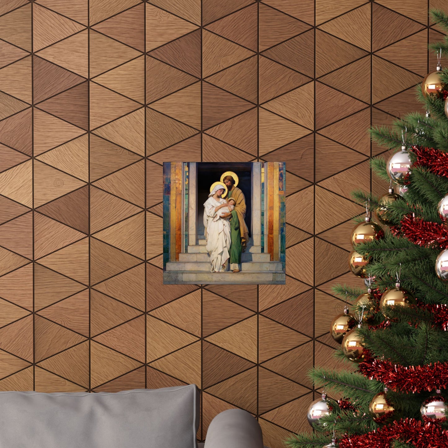 The Feast of the Presentation of the Lord - Holy Family - Sanctified Souls Print - Multiple Sizes - Premium Matte Vertical Posters