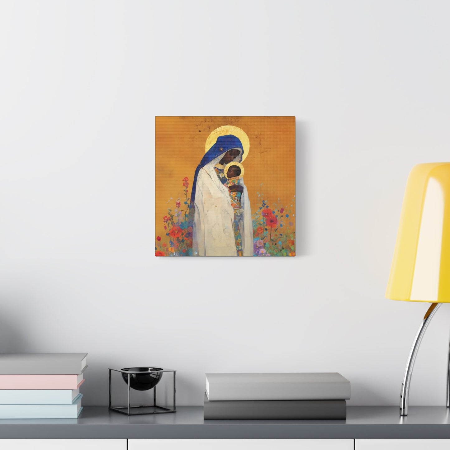 The Divine Embrace- Our Lady of Kibeho's Love - Museum Wrapped Canvas - Print - Religious Art for your Home - Christian print - Religious