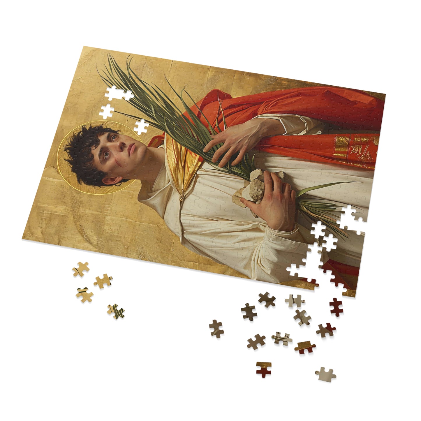 Saint Stephen - Puzzle and Keepsake Tin - Religious Jigsaw Puzzle (30, 110, 252, 500,1000-Piece) - Religious Puzzle