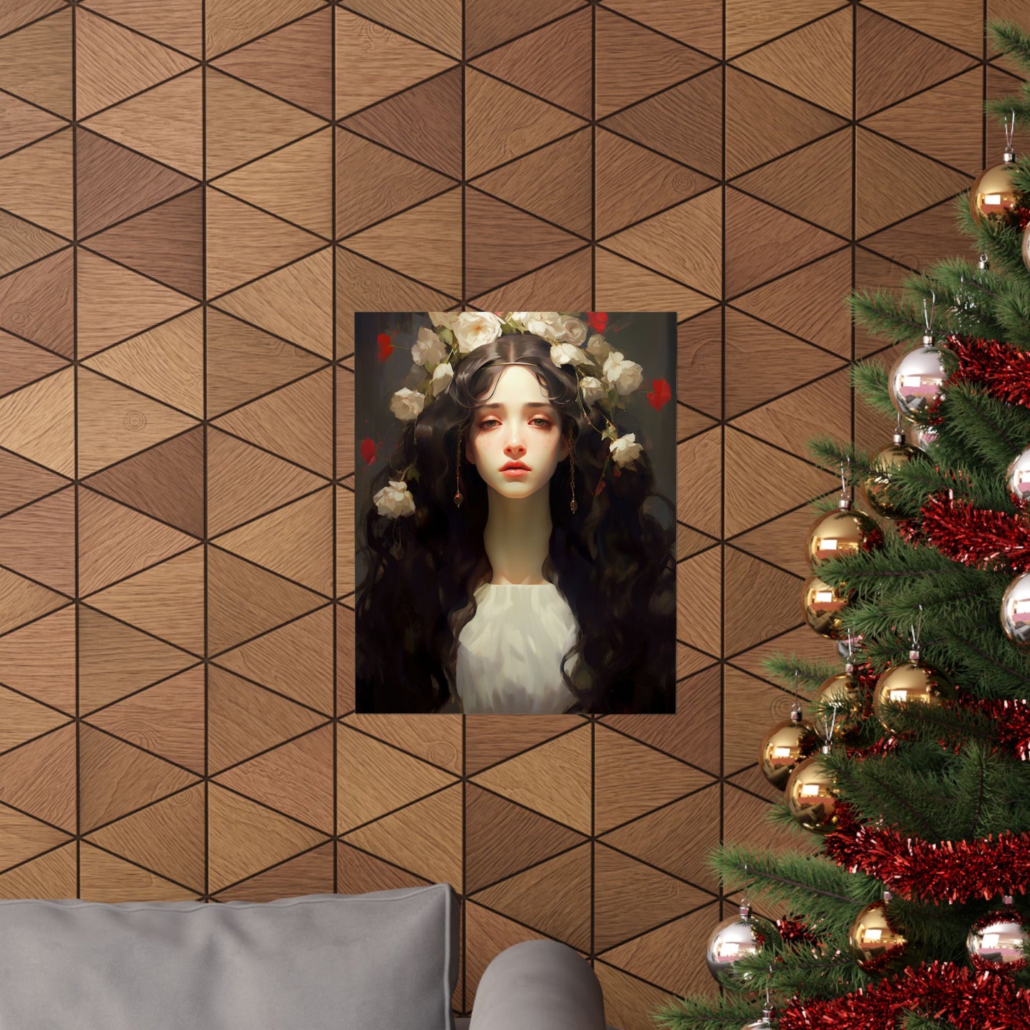 Saint Flora - Sanctified Souls Print - Multiple Sizes - Premium Matte Vertical Posters