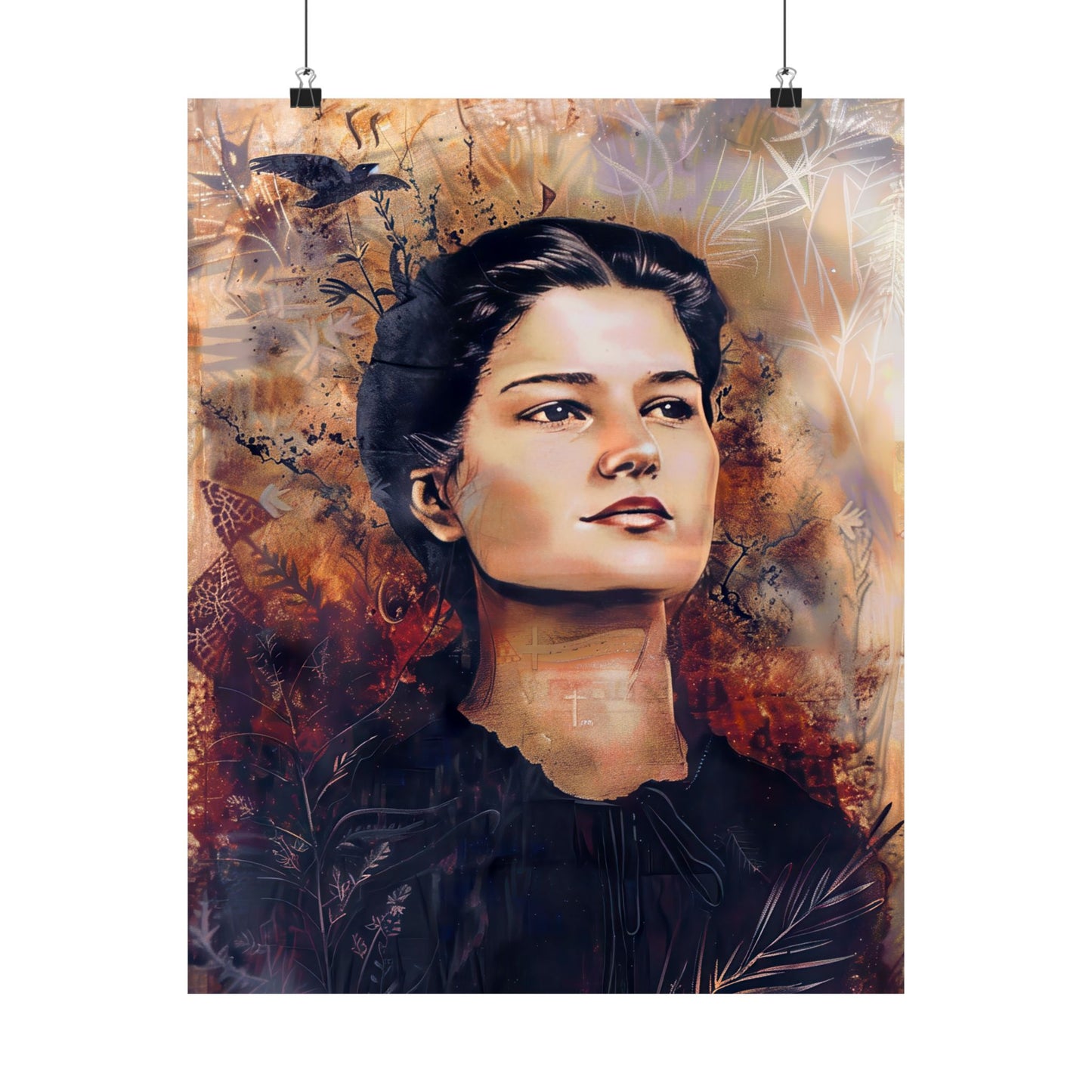 Blessed Pierina Morosini Poster Print - Sanctified Souls Print - Multiple Sizes - Premium Posters - Catholic Art for your home