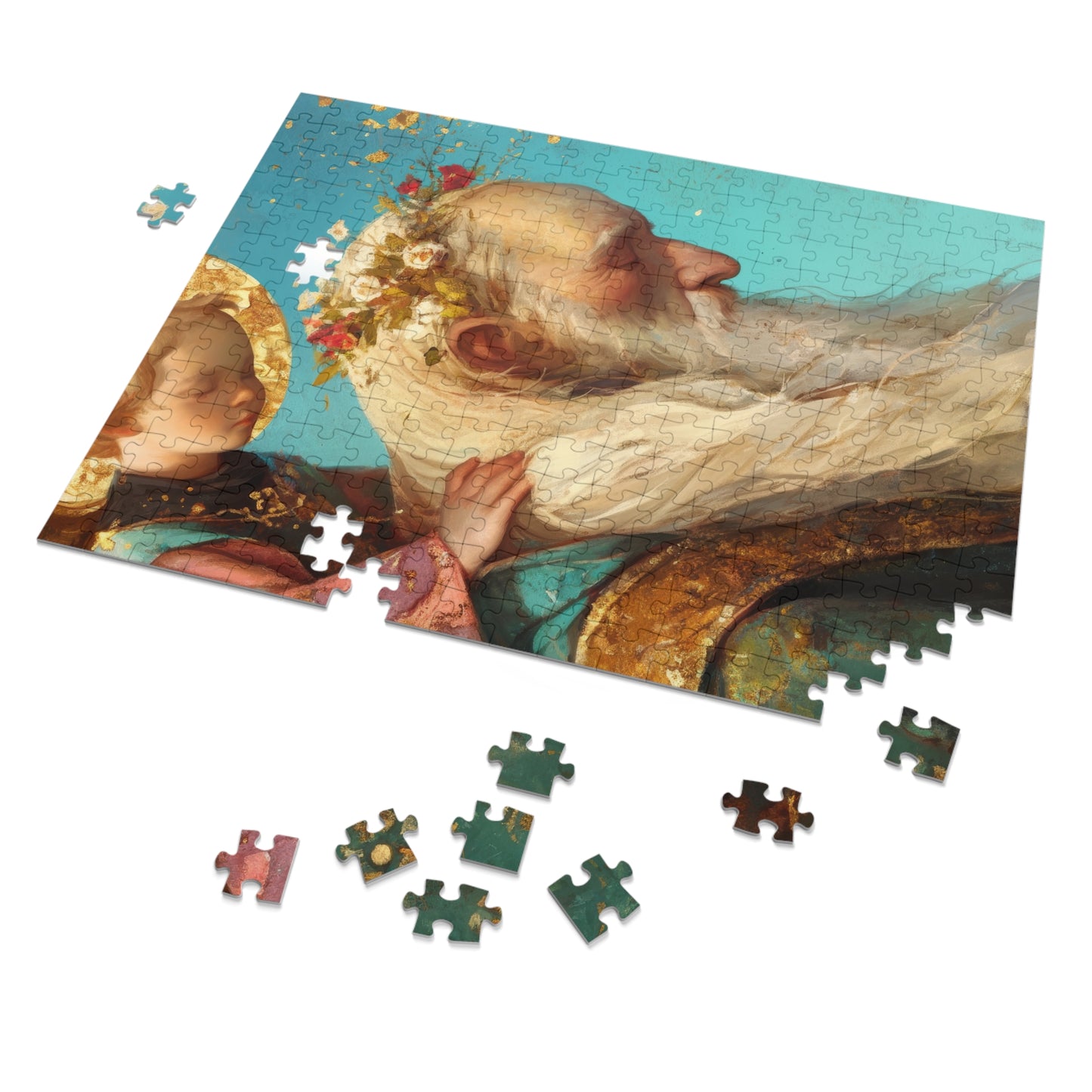 Saint Alexis Falconieri - Puzzle and Keepsake Tin - Religious (30, 110, 252, 500,1000) - Religious Puzzle - Gifts for Catholics