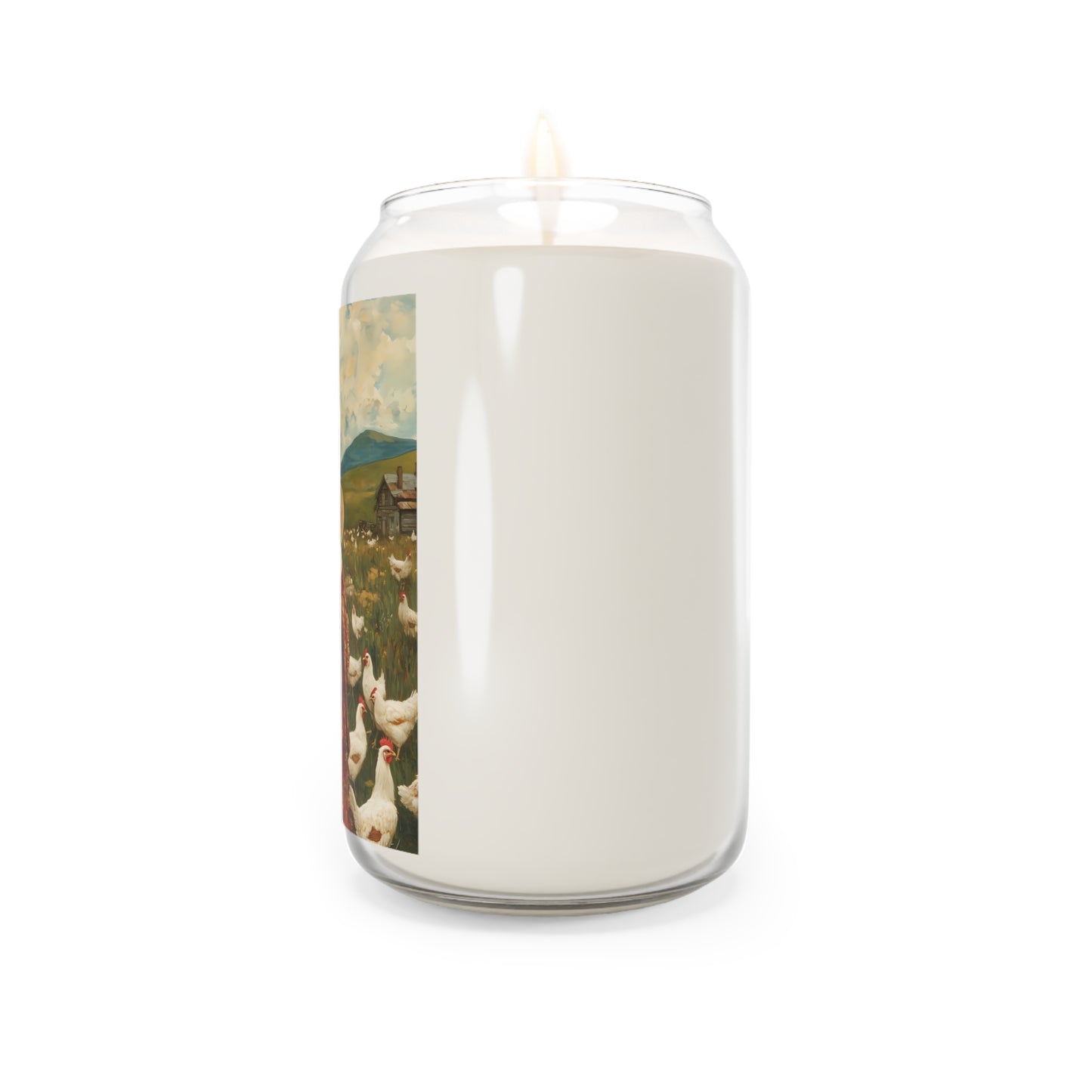 Our Lady of the Hens: Protector of the Humble Flock - Scented Prayer Candle, 13.75oz -  Candle - Catholic Art - prayer room Scented Candle