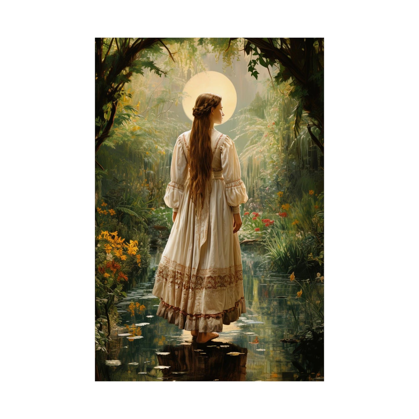 Saint Narcisa de Jesús Martillo Moran - Sanctified Souls Print - Multiple Sizes - Premium Matte Vertical Posters