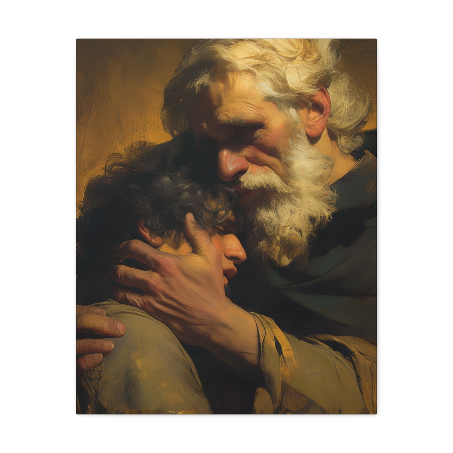 The Return of the Prodigal Son - Gallery Wrapped Canvas - Print - Religious Art for your Home - Catholic Art Print