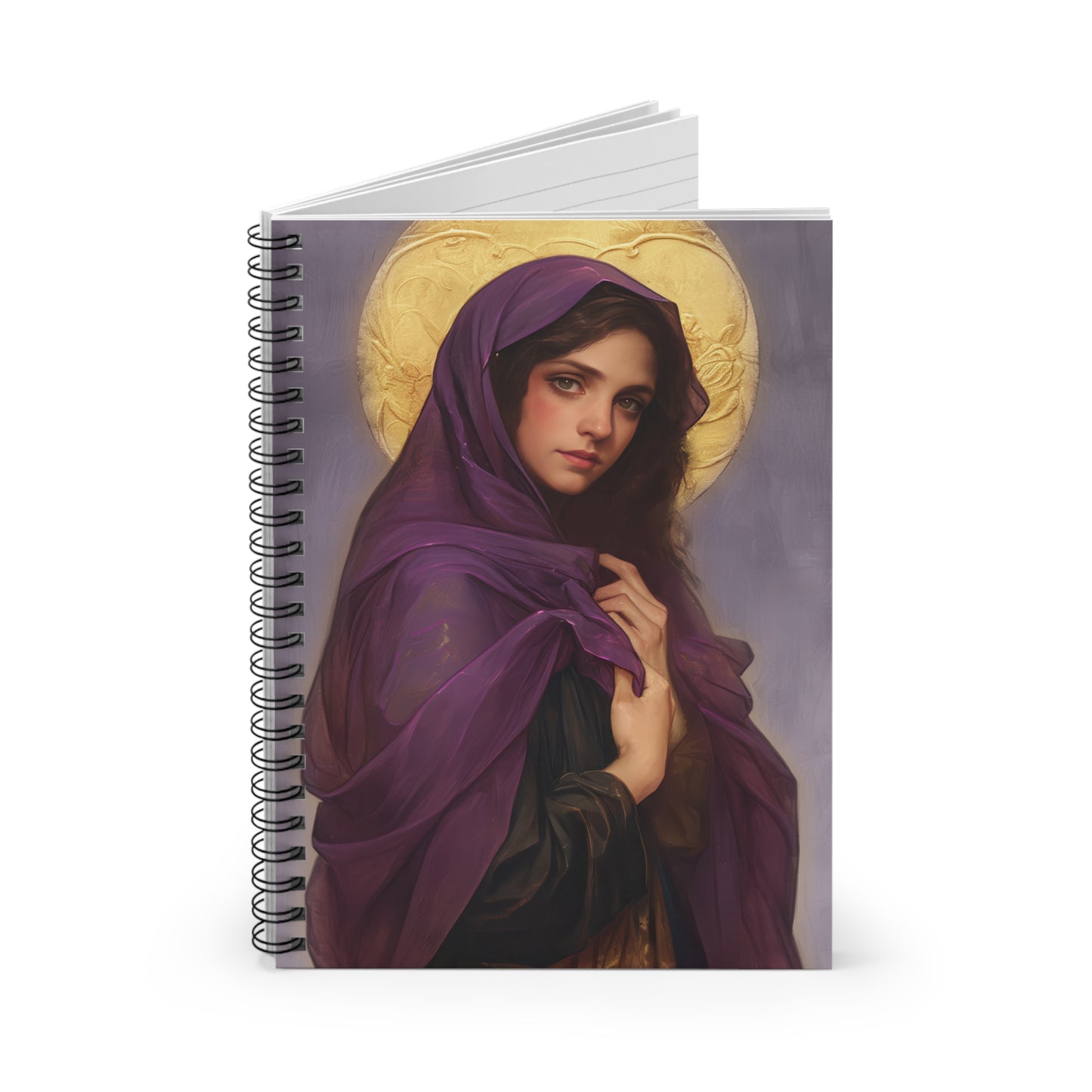 Saint Lydia Purpuraria / Lydia of Thyatira Sanctified Souls Art - Religious - Spiral Notebook - Ruled Line - Religious art - Saint Artwork