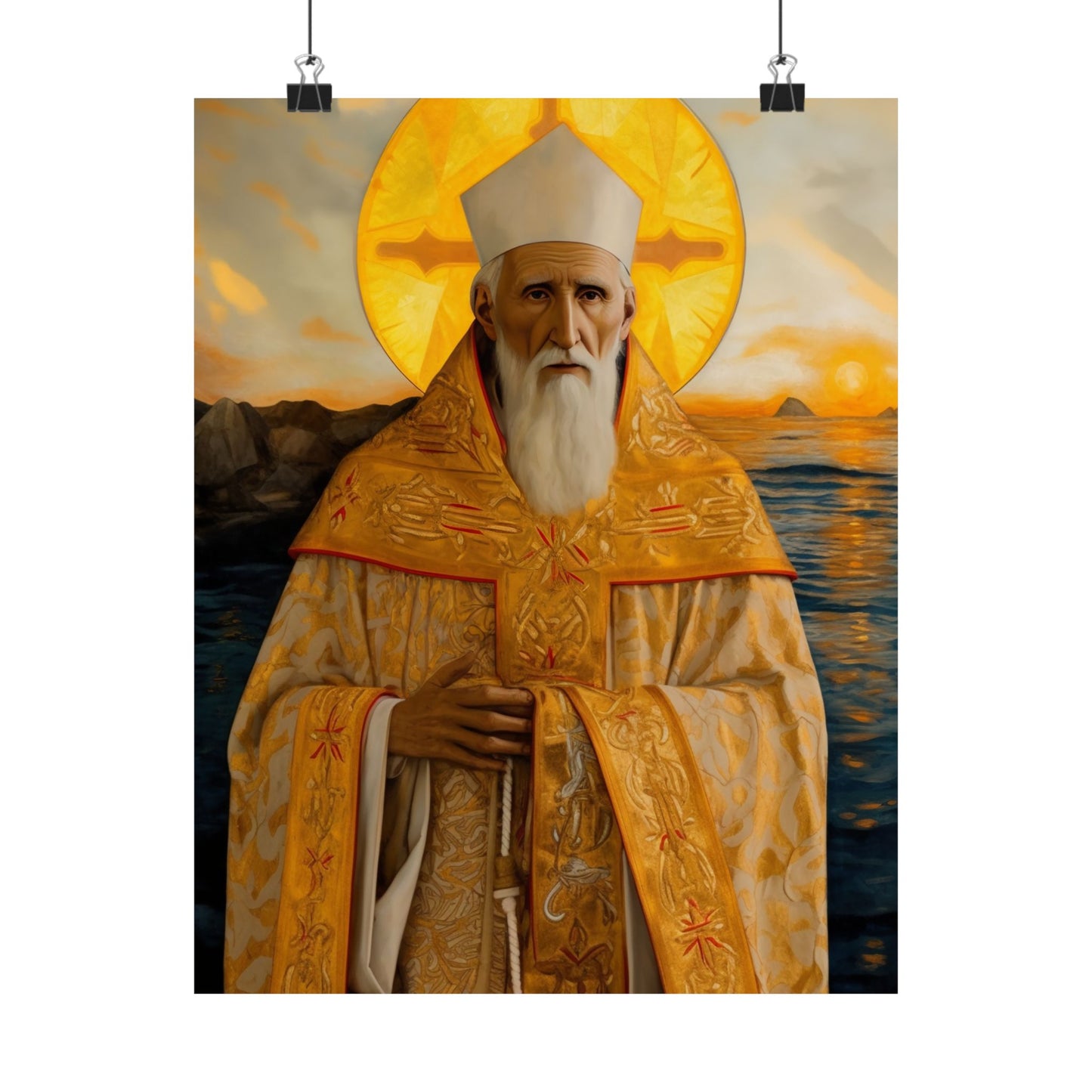 Saint Innocent of Alaska - Sanctified Souls Print - Multiple Sizes - Premium Matte Vertical Posters