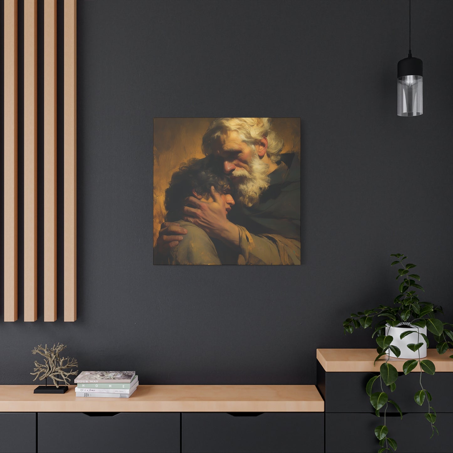 The Return of the Prodigal Son - Gallery Wrapped Canvas - Print - Religious Art for your Home - Catholic Art Print