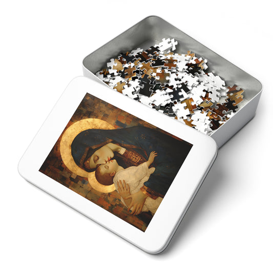 Mother of Mercy - Virgin Mary and the Christ Child - Religious Jigsaw Puzzle (30, 110, 252, 500,1000-Piece) - Catholic Art - Faith Puzzle