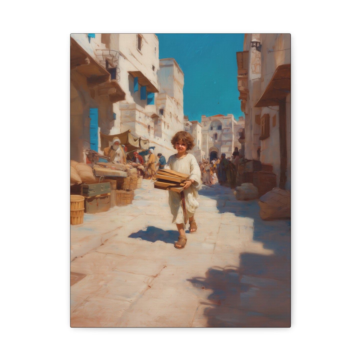 Nazareth and the Hidden Light of Christ - Gallery Wrapped Canvas - Print - Religious Art for your Home - Catholic Art