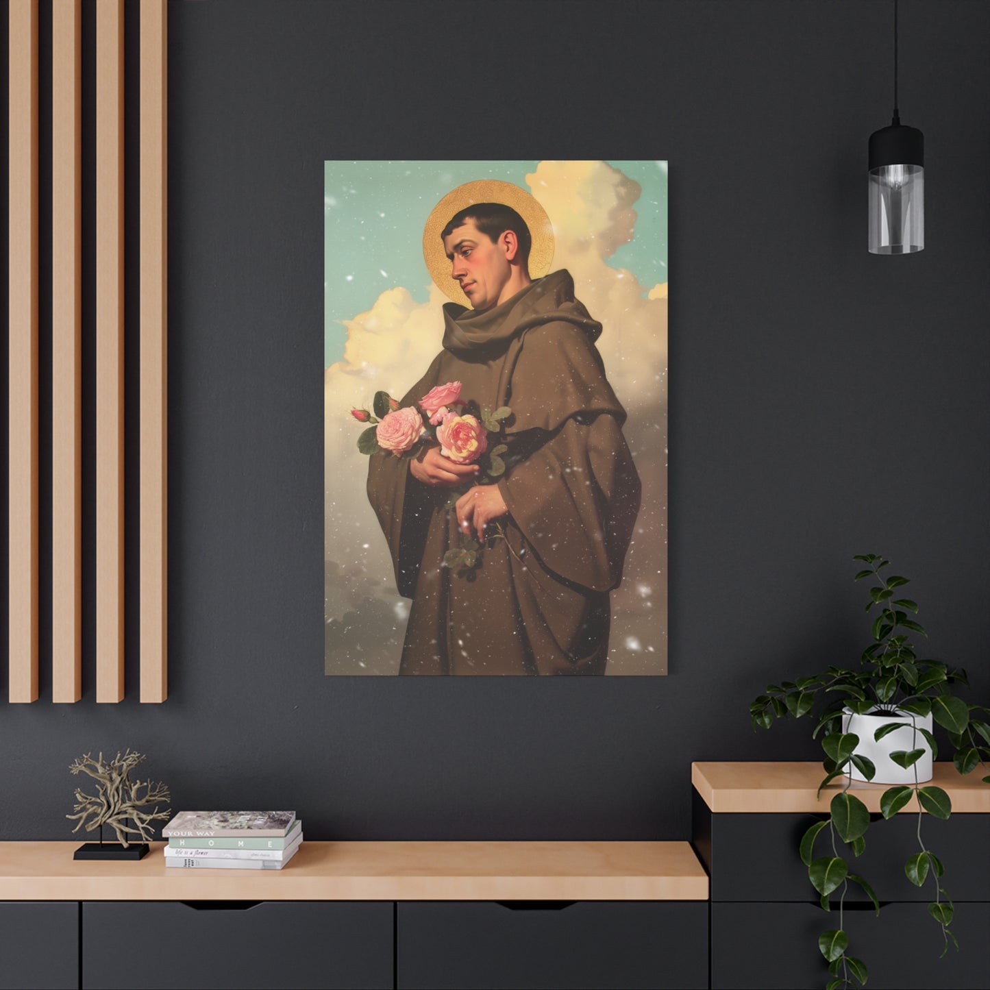 Saint Didacus of Alcala - Gallery Wrapped Canvas - Print - Religious Art for your Home - Catholic Art