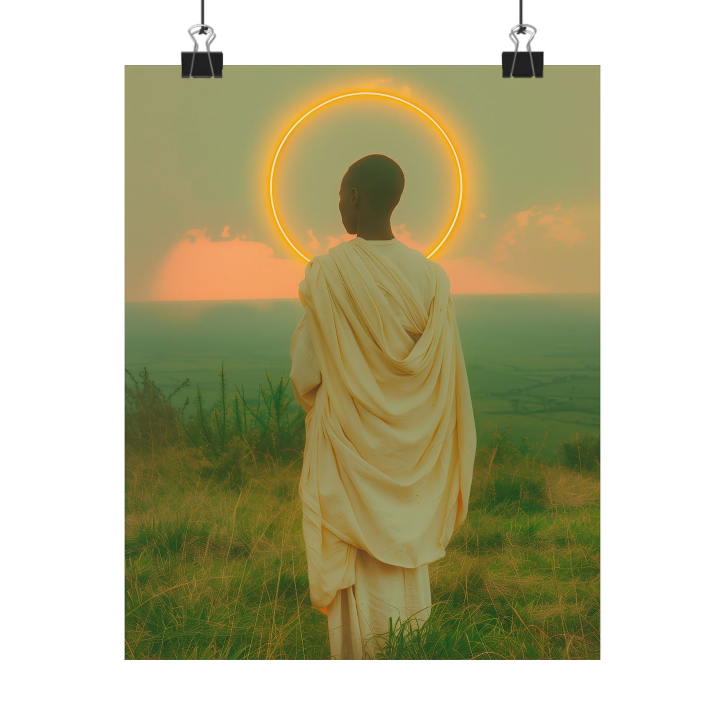 Saint Charles Lwanga- Sanctified Souls Print - Multiple Sizes - Premium Posters - Catholic Art - Christian Home Decor Artwork
