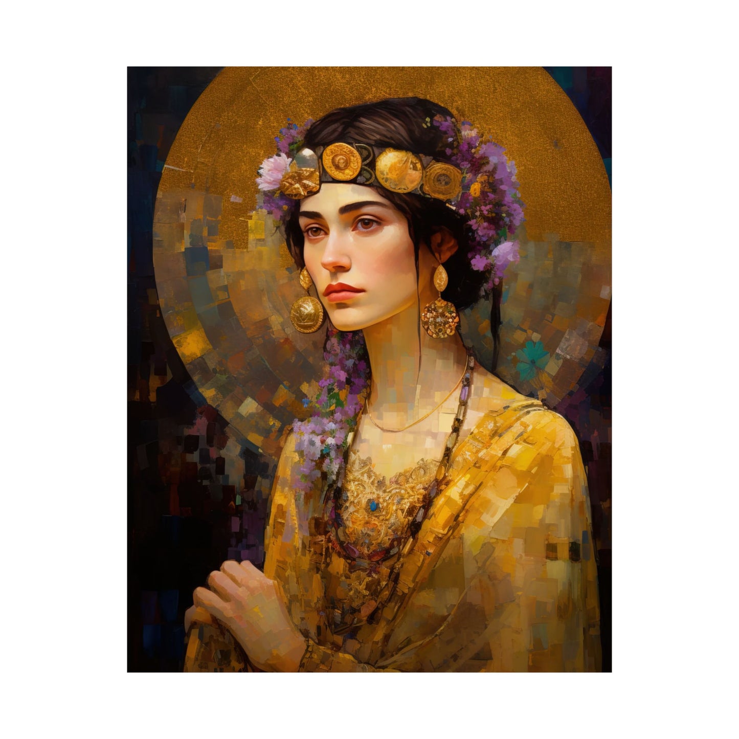 Saint Lydia Purpuraria - Sanctified Souls Print - Multiple Sizes - Premium Matte Vertical Posters