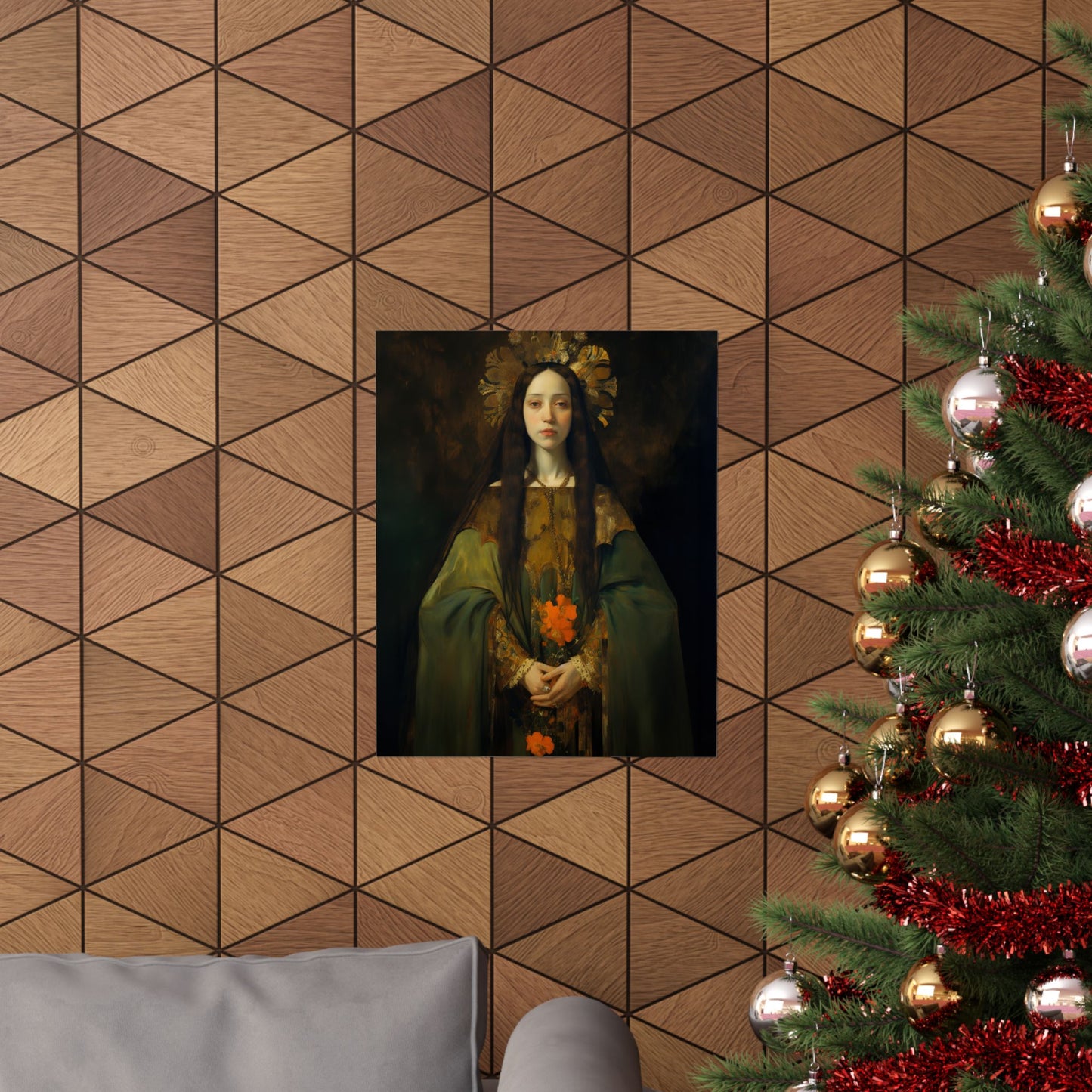 Saint Elizabeth of Portugal - Sanctified Souls Print - Multiple Sizes - Premium Matte Vertical Posters