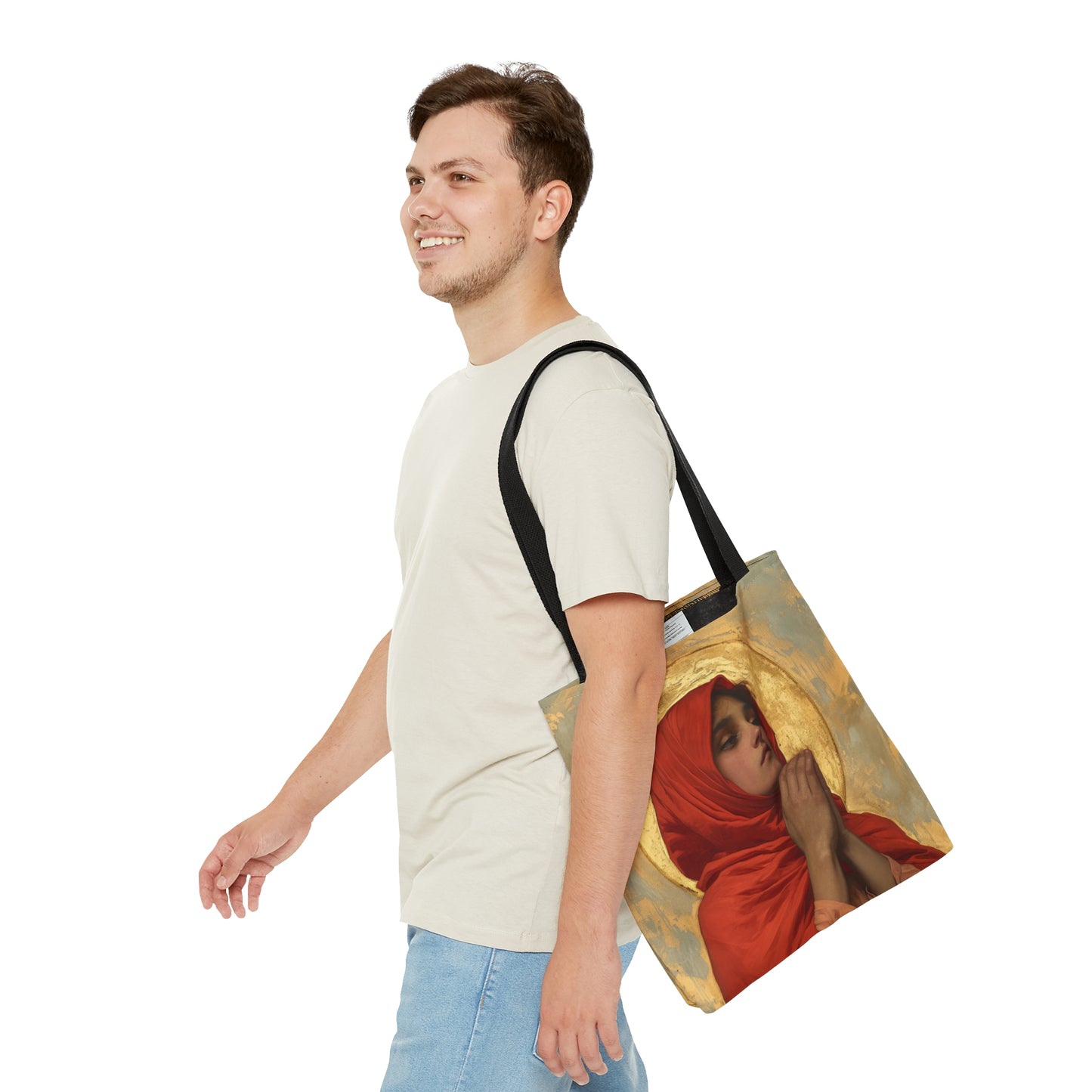 Saint Laura of Cordoba Tote Bag - Large Medium Small Faith Art Bag - Catholic Faith Purse - Religious - Prayer Bag