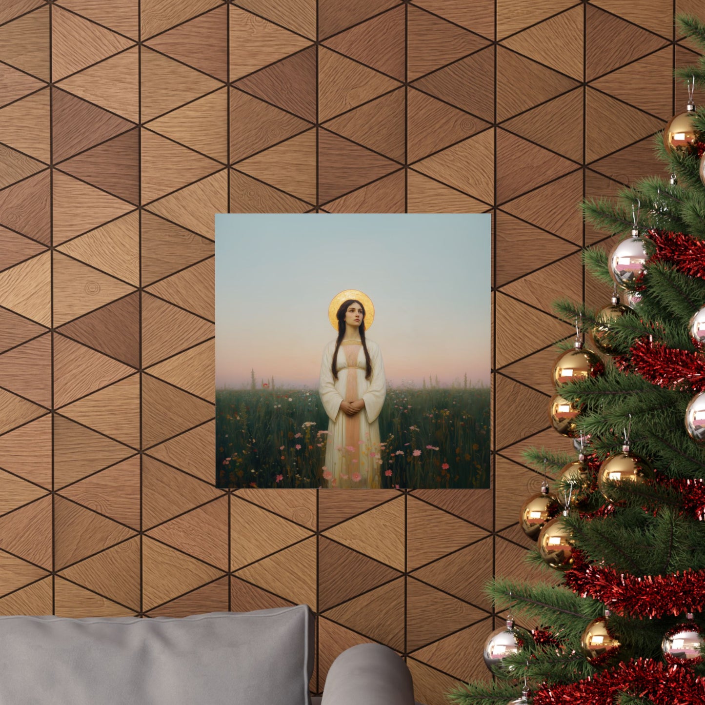 Saint Sabina - Sanctified Souls Print - Multiple Sizes - Premium Matte Vertical Posters - Patron Saint Art
