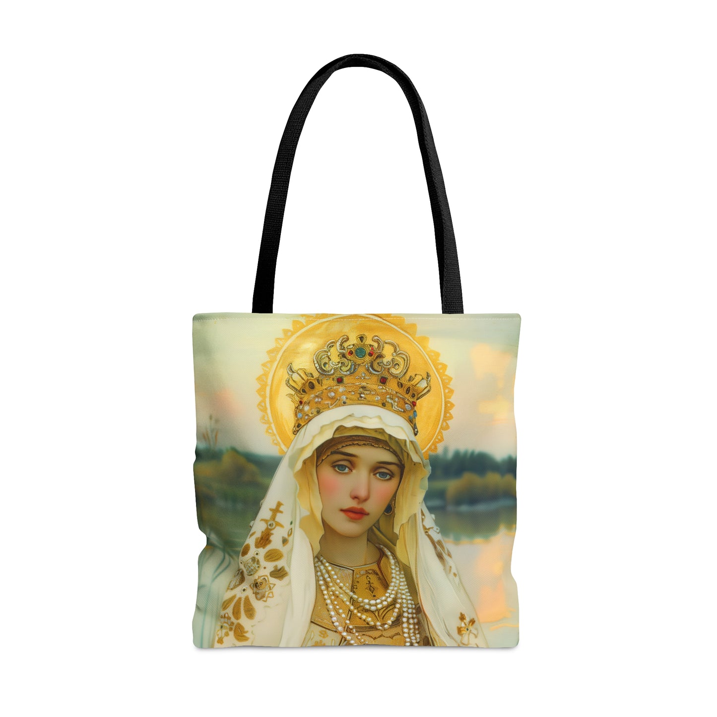 Saint Olga of Kyiv Tote Bag - Large Medium Small Faith Art Bag - Catholic Faith Purse - Religious Carry All