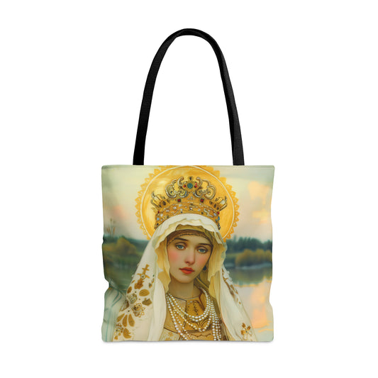 Saint Olga of Kyiv Tote Bag - Large Medium Small Faith Art Bag - Catholic Faith Purse - Religious Carry All