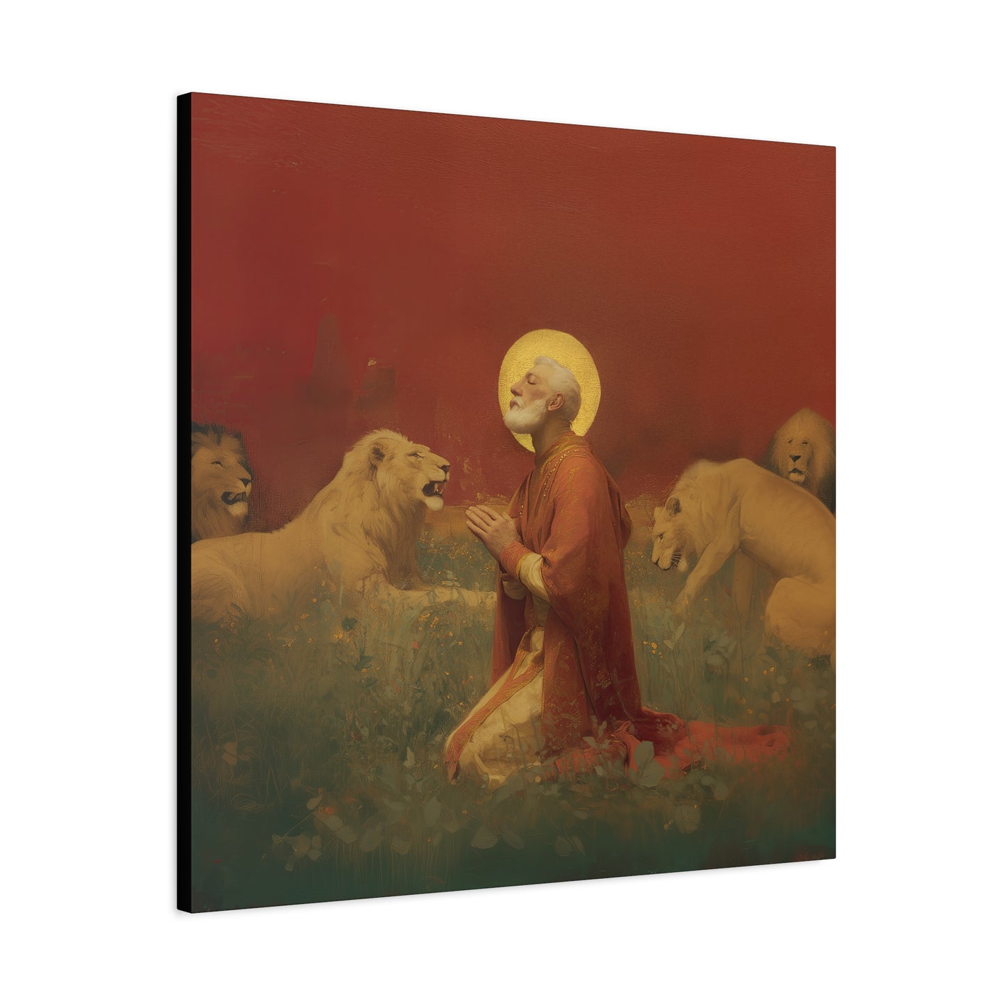 Saint Ignatius of Antioch -  Museum Wrapped Canvas - Sanctified Souls Print - Religious Art for your Home - Catholic Patron Saint Art