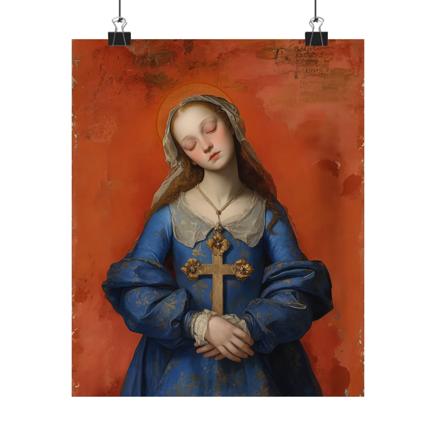 Saint Philomena of San Severino Poster Print - Sanctified Souls Print - Multiple Sizes - Premium Posters - Catholic Art for your home