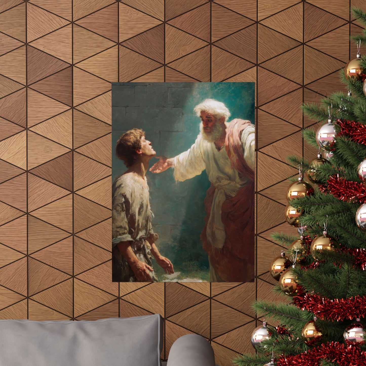 Homecoming of the Prodigal Son - Sanctified Souls Print - Multiple Sizes - Premium Matte Vertical Posters