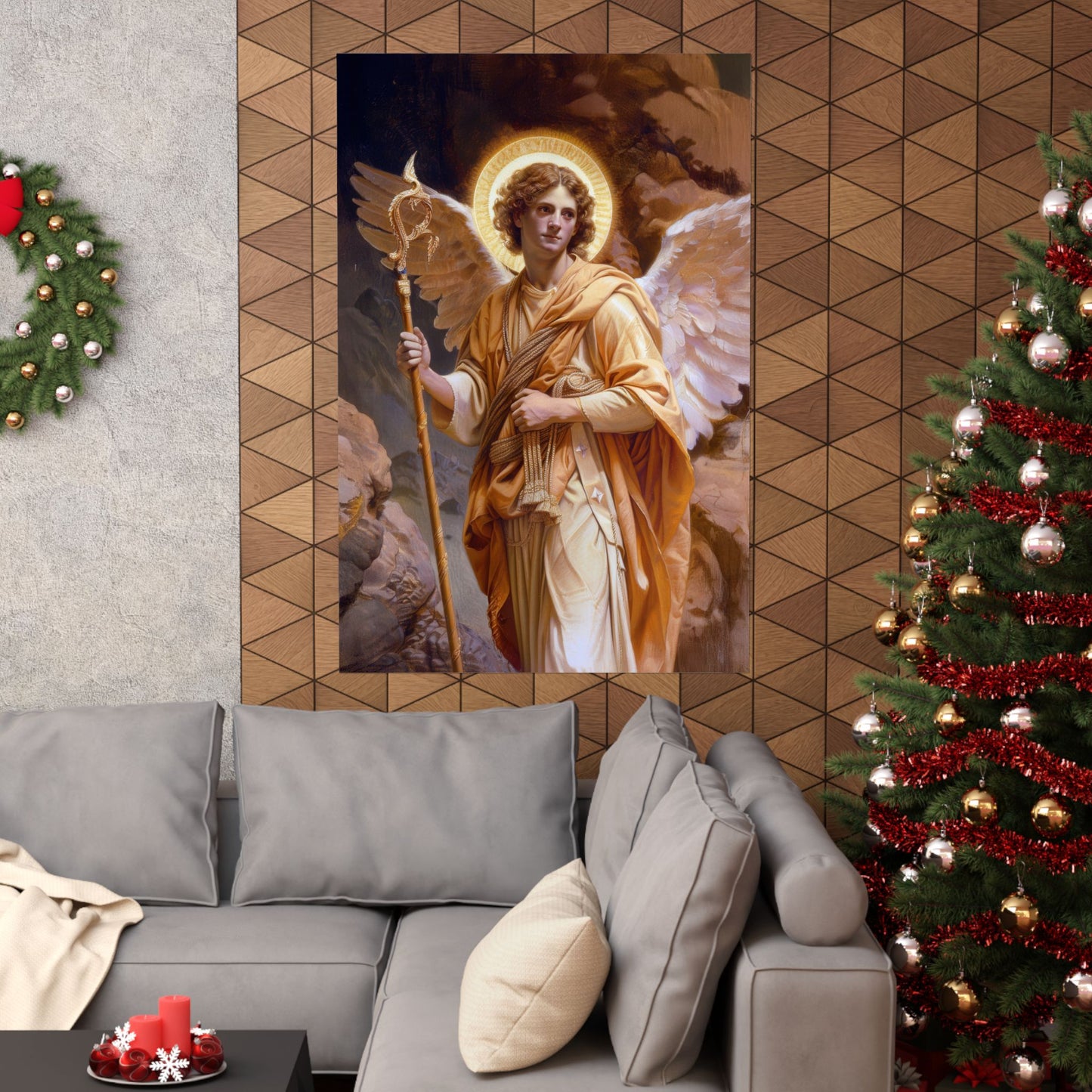 Saint Raphael the Archangel - Sanctified Souls Print - Multiple Sizes - Premium Matte Vertical Posters