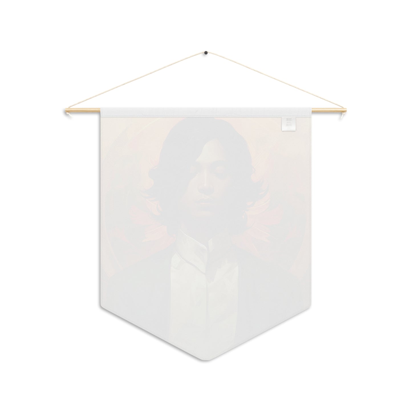 Saint Lorenzo Ruiz Wall Banner / Wall Hanging / Pennant - Prayer room - Catholic Art - Saint Art - Large Saint Print - 18" x 21"
