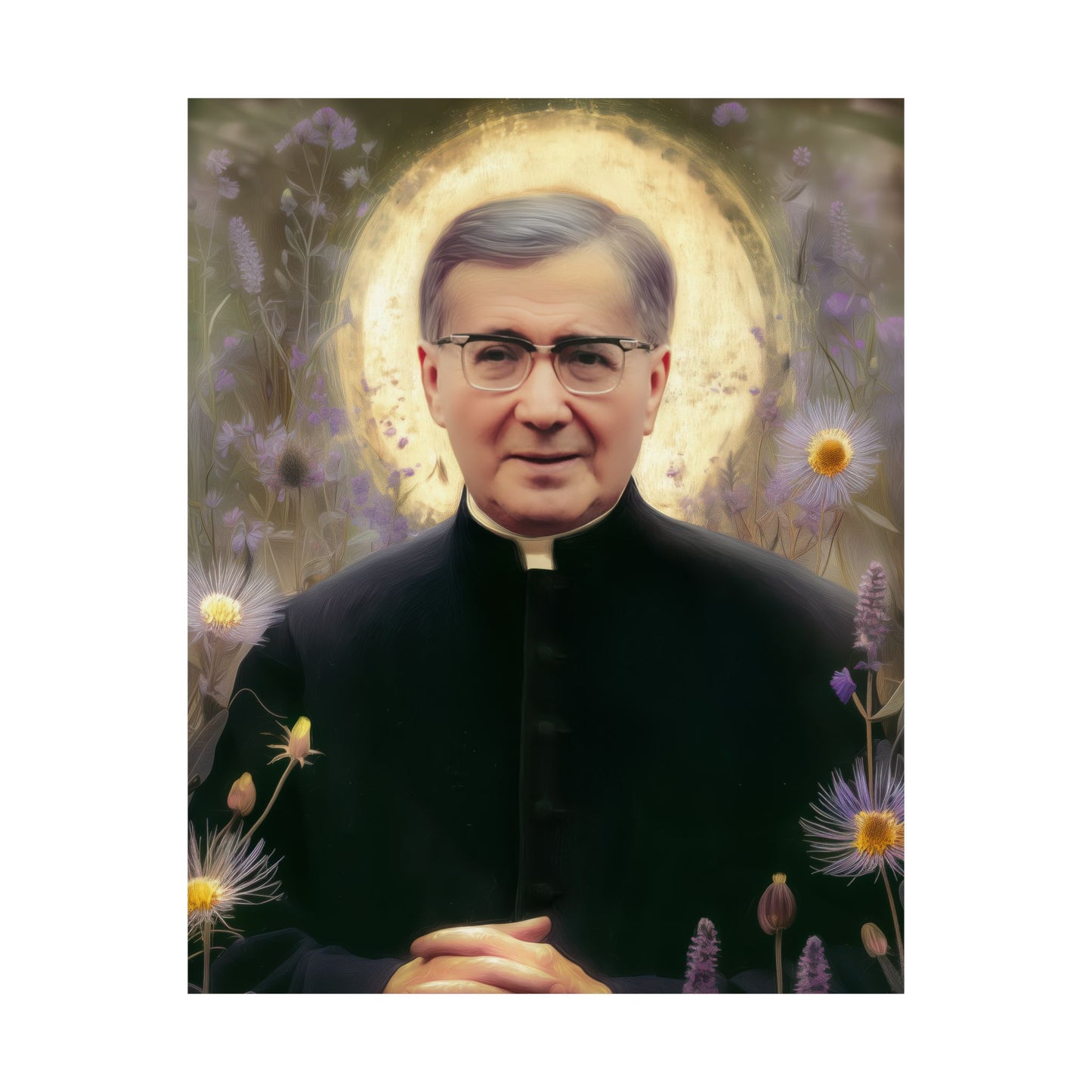 Saint Josemaría Escrivá - Sanctified Souls Print - Multiple Sizes - Premium Matte Vertical Posters