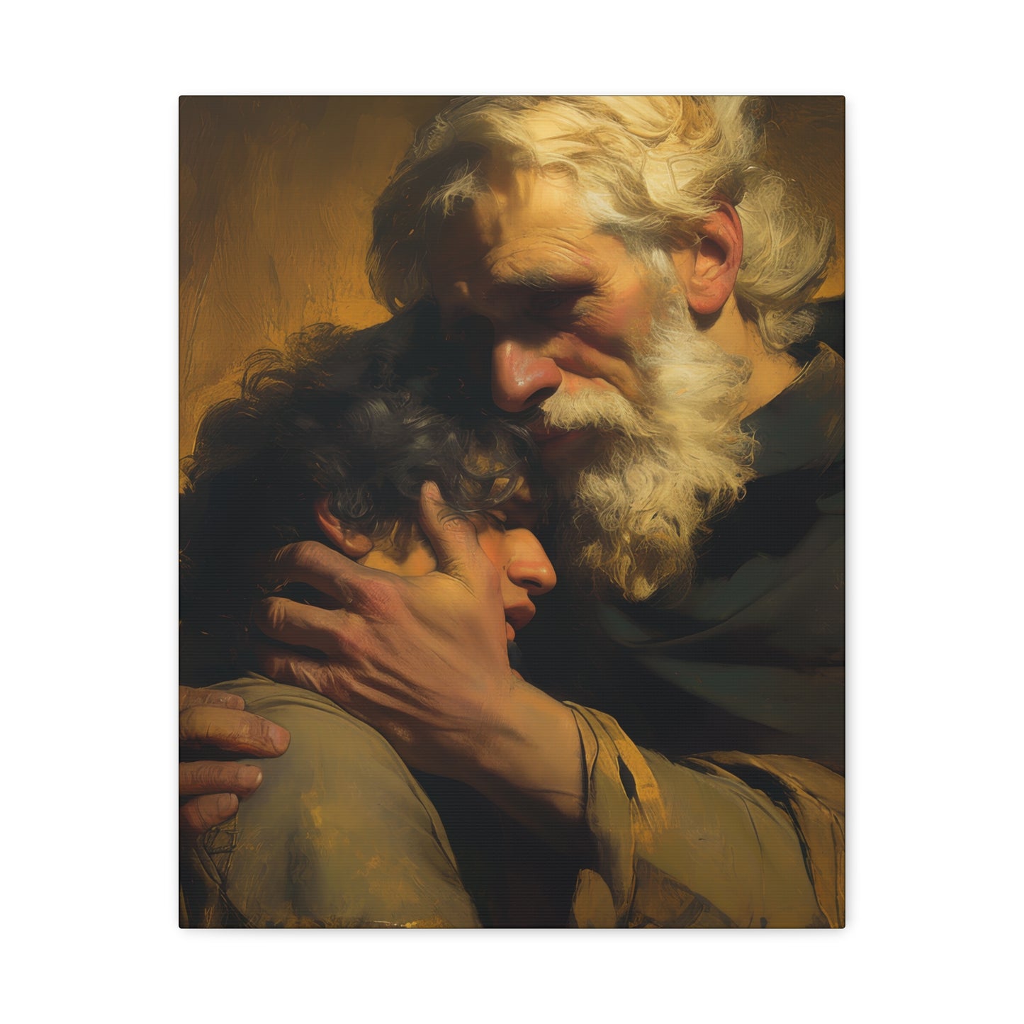 The Return of the Prodigal Son - Gallery Wrapped Canvas - Print - Religious Art for your Home - Catholic Art Print