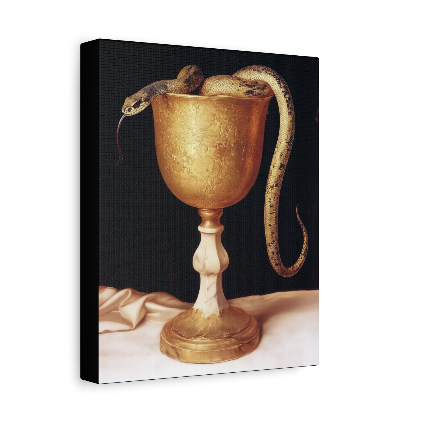 Saint John's Chalice - Gallery Wrapped Canvas - Print - Religious Art for your Home - Catholic