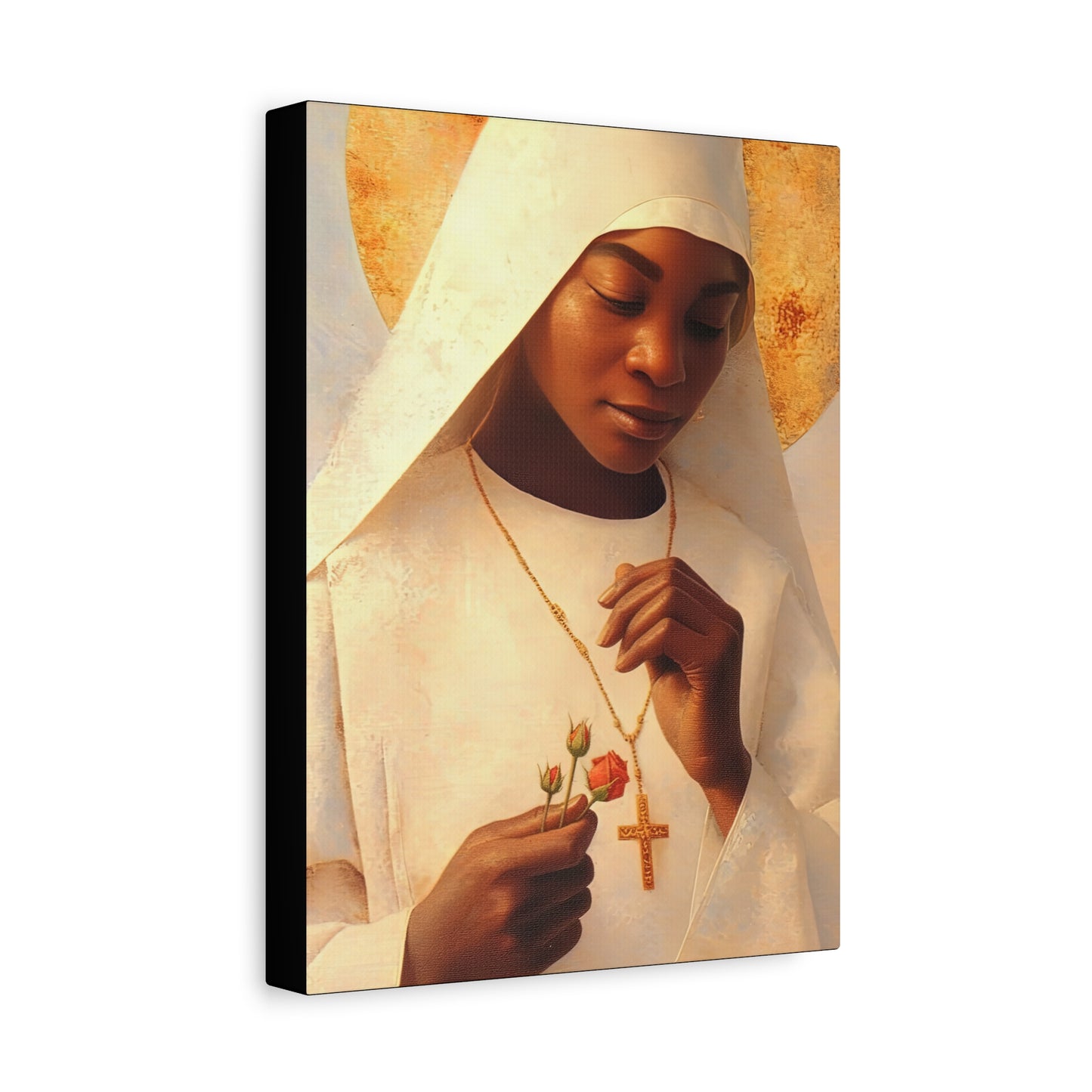 Blessed Marie-Clementine Anuarite Nengapeta - Gallery Wrapped Canvas - Print - Religious Art for your Home - Catholic art print