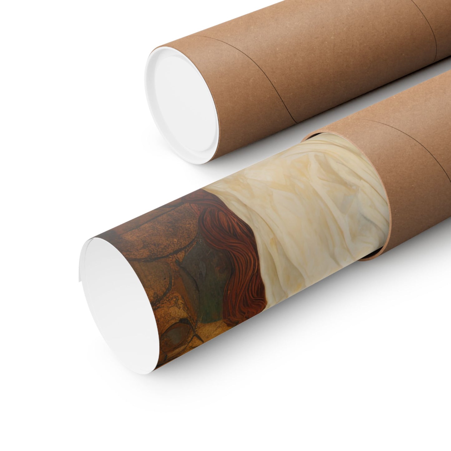 Transcendent Devotion: Christ Embracing Mary Magdalene Print - Based on The Kiss - Sanctified Souls Print - Premium Matte