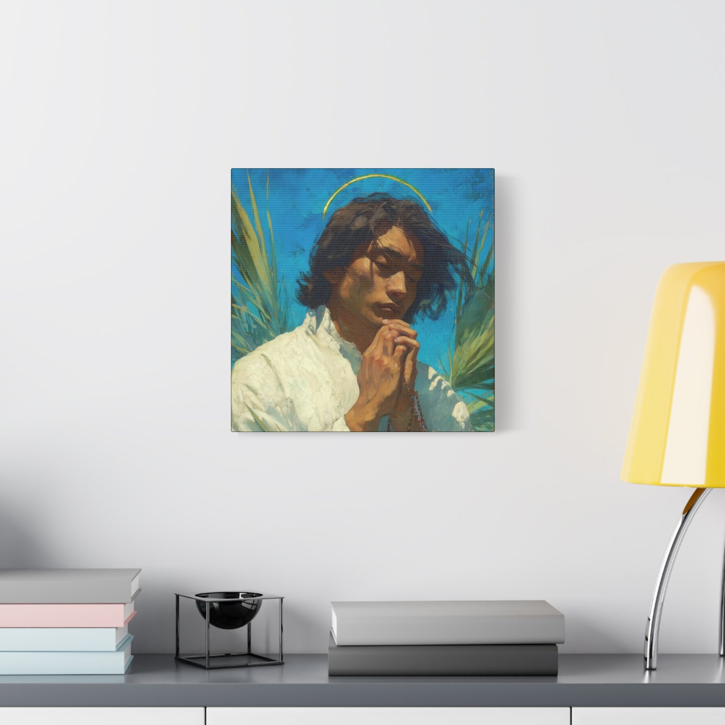 Saint Lorenzo Ruiz - Multiple Sizes - Catholic Home art - Museum Wrapped Canvas - Sanctified Souls Print - Catholic Martyr Art