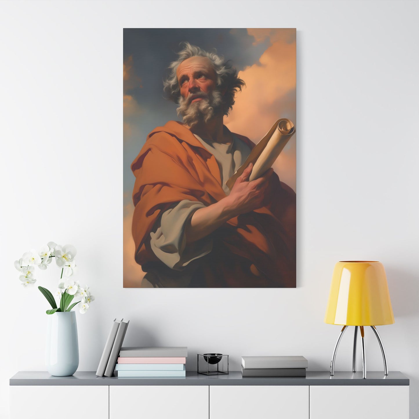 Saint Paul the Apostle-  Wrapped Canvas Print - Multiple Sizes - Catholic Home art Matte Canvas, Stretched