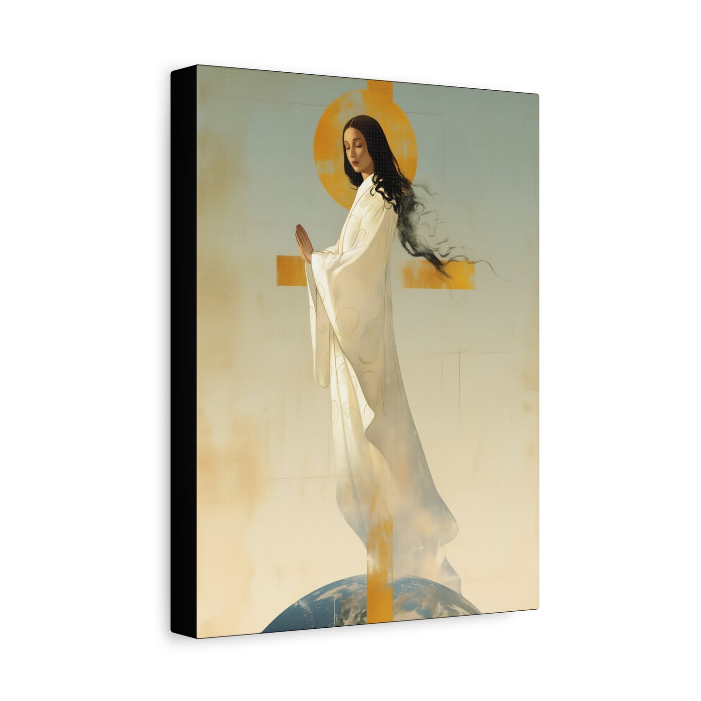 Our Lady of Akita - Mother Mary - Gallery Wrapped Canvas - Print - Religious Art for your Home - Catholic