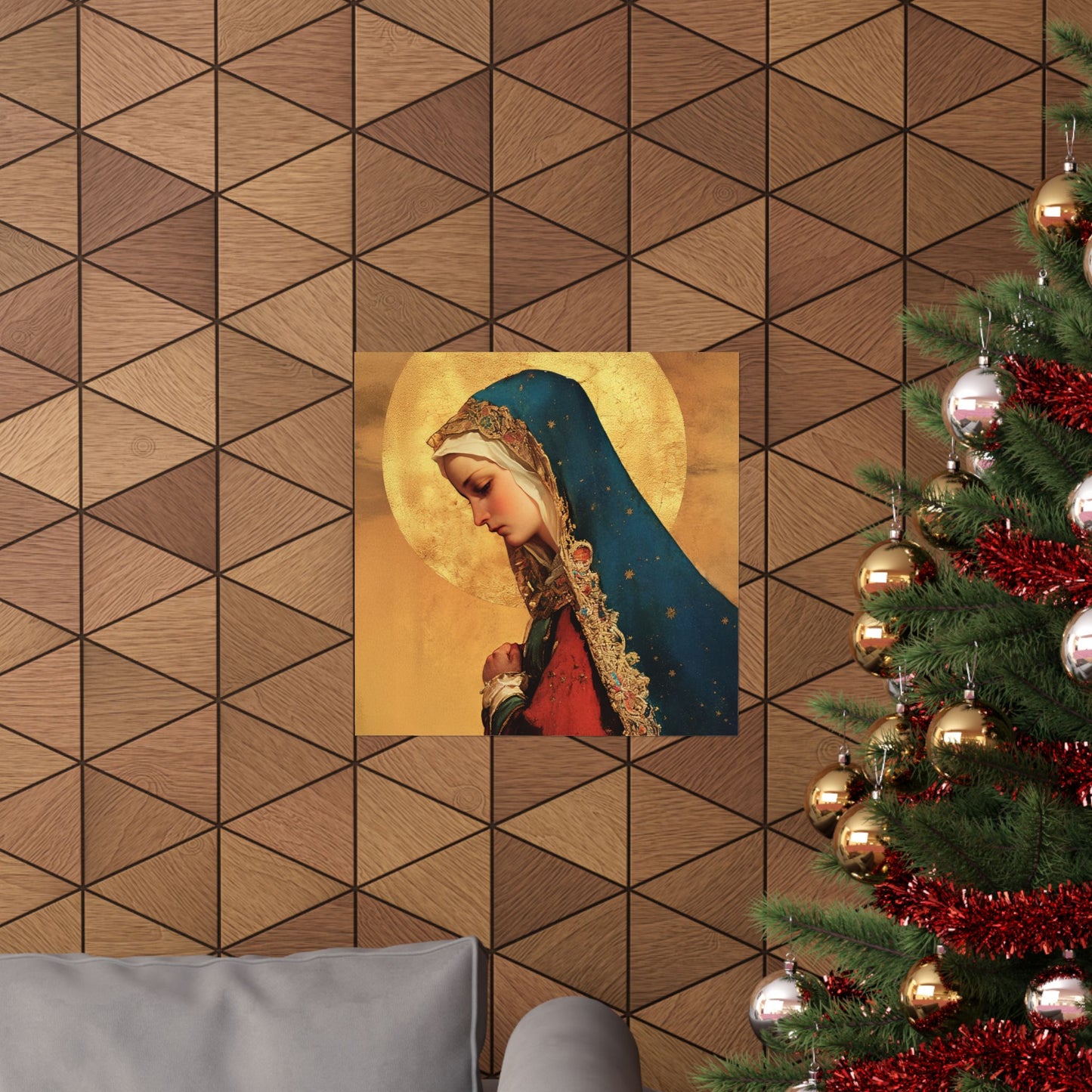 Our Lady of Mercy / Our Lady of Ransom -  Catholic Art - Multiple Sizes - Premium Posters - Catholic Art - Christian Home - Mother Mary