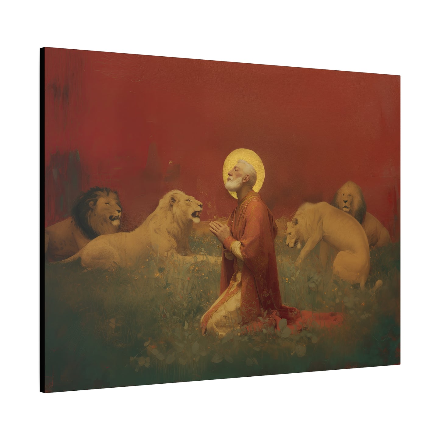 Saint Ignatius of Antioch -  Museum Wrapped Canvas - Sanctified Souls Print - Religious Art for your Home - Catholic Patron Saint Art