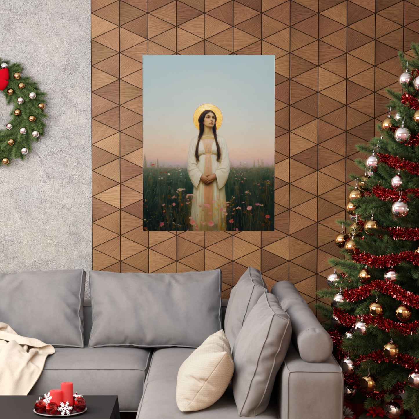 Saint Sabina - Sanctified Souls Print - Multiple Sizes - Premium Matte Vertical Posters - Patron Saint Art